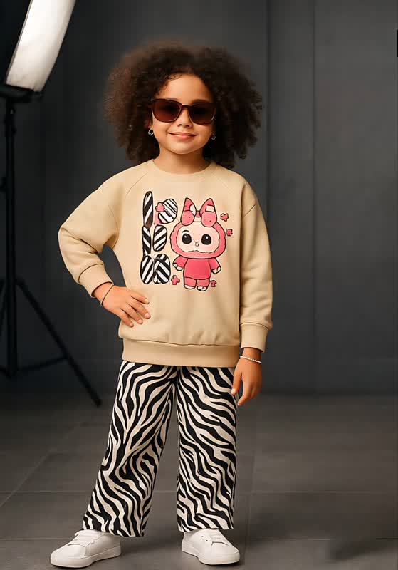 بلوز شلوار دخترانه لبوبو